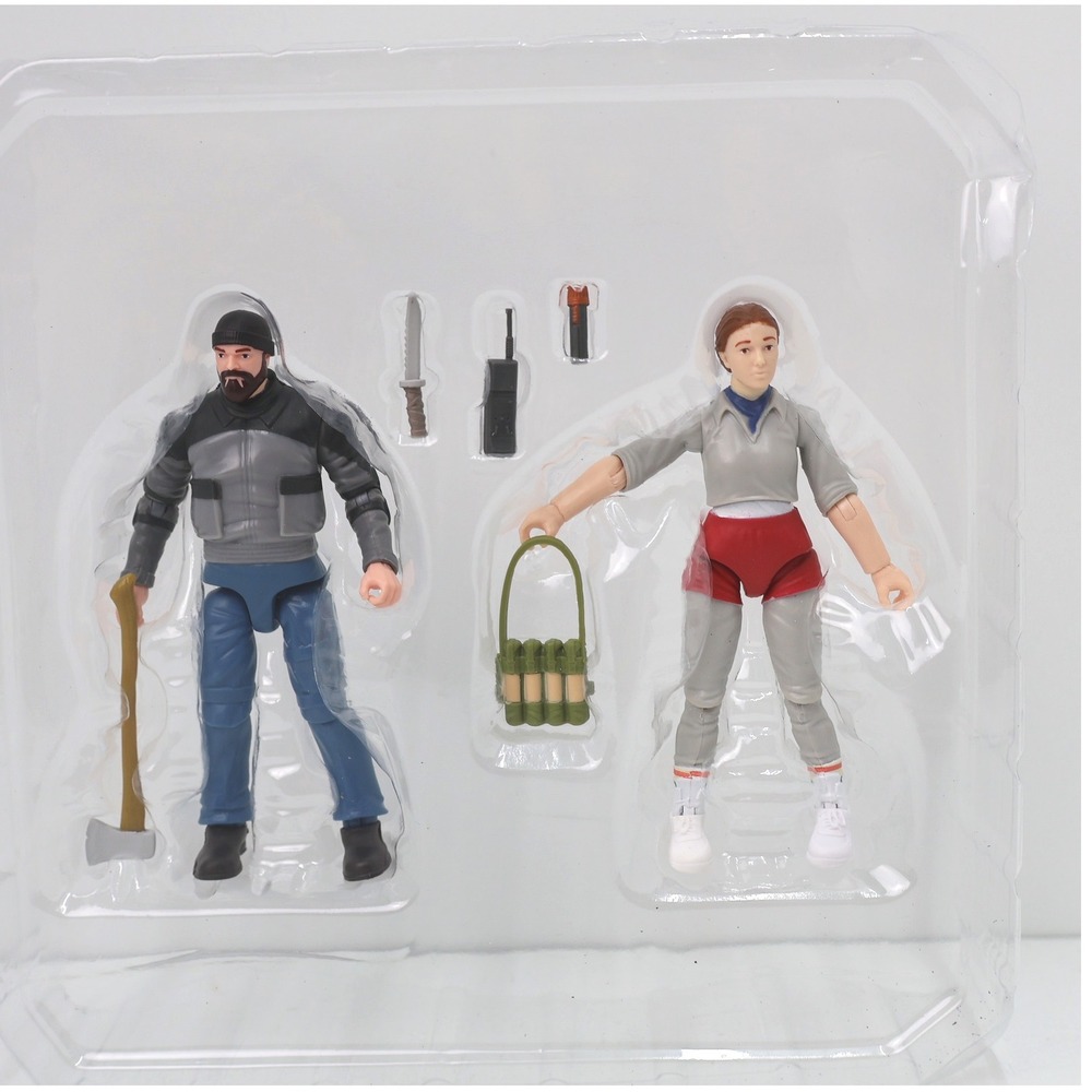 Netflix Stranger Things Eleven & Hopper Action Figure 2-Pack 4in Multi